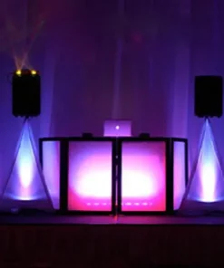 Alternative view of DJ Glow booth