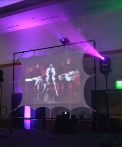 Alternative view of Projector with 14' Screen